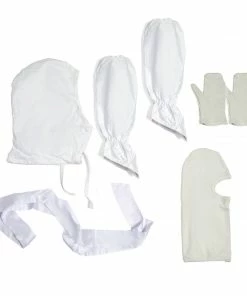 Playwell Ninja Gauntlets And Hood Set Pack - White