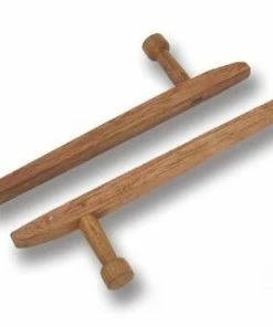 Playwell Tonfas Tonfa Natural Octagonal Red Oak - 19.5"