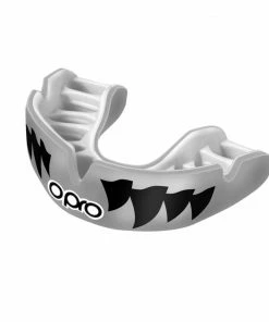 Playwell Opro Power Fit Silver Aggression Mouthguard - Kids Boxing Wraps & MouthGuards