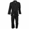Playwell Pearl Weave Jiu Jitsu Gi - Black Jiu Jitsu Gi Uniforms And Equipment