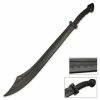 Playwell Rubber/Foam/Plastic Weapons Black Polypropylene Kung Fu BroadSword 33"