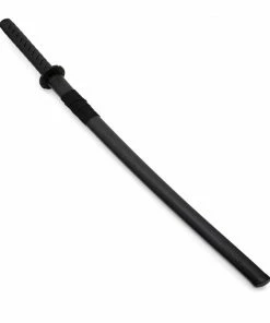 Playwell Rubber/Foam/Plastic Weapons Black Polypropylene Full Contact Samurai Katana With Scabbard