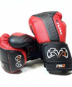 Playwell Rival Boxing RB10 Intelli Shock Bag Gloves - Red Boxing Gloves