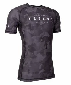 Playwell Tatami Adults Stealth Camo Short Sleeve Rash Guard Tatami Fightwear