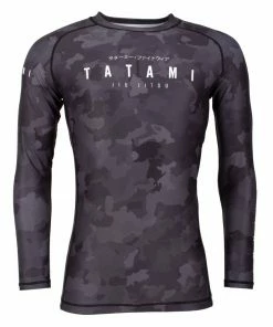 Playwell Tatami Adults Stealth Camo Long Sleeve Rash Guard Tatami Fightwear