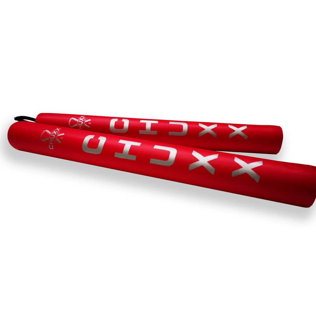 CHUXX Nunchucks CHUXX Martial Arts Red Premium Rope Practice Nunchaku With Case 4 CHUXX Nunchucks CHUXX Martial Arts Red Premium Rope Practice Nunchaku With Case