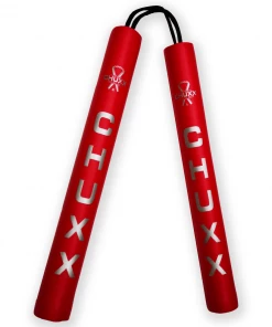 CHUXX Nunchucks CHUXX Martial Arts Red Premium Rope Practice Nunchaku With Case 10 CHUXX Nunchucks CHUXX Martial Arts Red Premium Rope Practice Nunchaku With Case