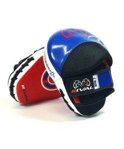 Playwell Rival Boxing RPM7 Fitness Punch Mitts - Blue Focus Mitts