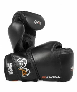 Playwell Rival Boxing RB50 Intelli-Shock Compact Bag Gloves - Black