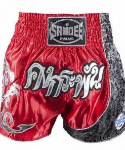 Playwell Sandee Kids Unbreakable Muay Thai Shorts - Red