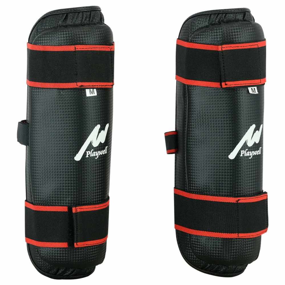 Playwell Semi Contact Kick Boxing Black Shin Guards - SPECIAL OFFER 1 Playwell Semi Contact Kick Boxing Black Shin Guards - SPECIAL OFFER
