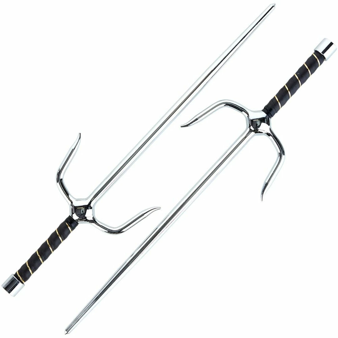 Playwell Sai Chrome Daggers - Round - PRE ORDER 1 Playwell Sai Chrome Daggers - Round - PRE ORDER