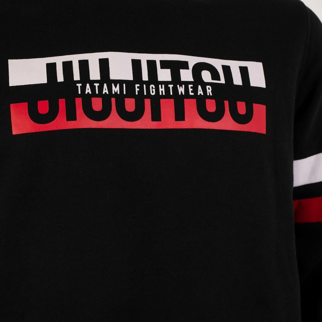 Playwell Tatami Jiu Jitsu Super Sweater - Black Tatami Fightwear 3 Playwell Tatami Jiu Jitsu Super Sweater - Black Tatami Fightwear