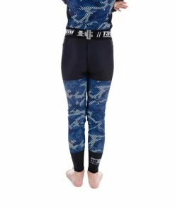 Playwell Tatami Kids Essential Camo Spats Leggings - Blue