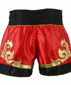 Playwell Muay Thai Competition Tribal Fight Shorts - Red