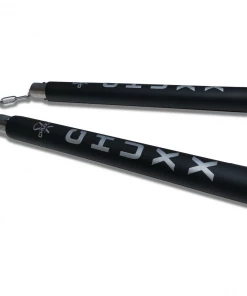 CHUXX Nunchucks CHUXX Martial Arts Premium Black/Silver Chain Practice Nunchaku With Case 10 CHUXX Nunchucks CHUXX Martial Arts Premium Black/Silver Chain Practice Nunchaku With Case