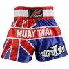 Playwell Muay Thai Competition Fight Shorts - Uk Flag