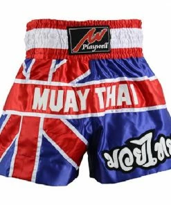 Playwell Muay Thai Competition Fight Shorts - Uk Flag