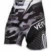 Playwell Venum MMA Heroes Fight Shorts - Black/White Camo