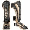 Playwell Shin Protection Venum MMA Muay Thai Elite Shin Guards Camo/Gold