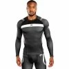Playwell Venum No Gi Grappling Black/White Compression Rash Guard Venum MMA Shorts & Clothing