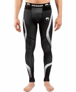 Playwell Venum MMA Shorts & Clothing Venum No Gi Grappling Black/White Compression Spats