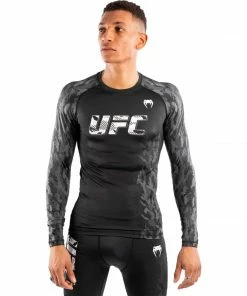Playwell Venum MMA Shorts & Clothing Venum X UFC Authentic Fight Week Long Sleeve Rash Guard
