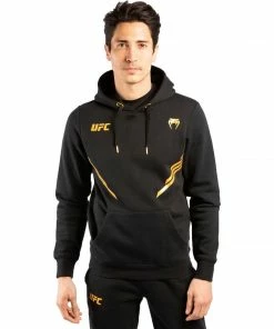 Playwell Venum MMA Shorts & Clothing Venum X UFC Replica Cotton Hoodie - Black/Gold