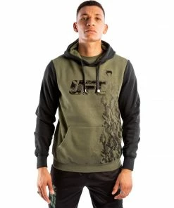 Playwell Venum X UFC Authentic Fight Week Cotton Hoodie - Khaki
