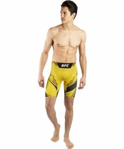 Playwell Venum X UFC Pro Line Vale Tudo Fight Shorts - Yellow Venum MMA Shorts & Clothing