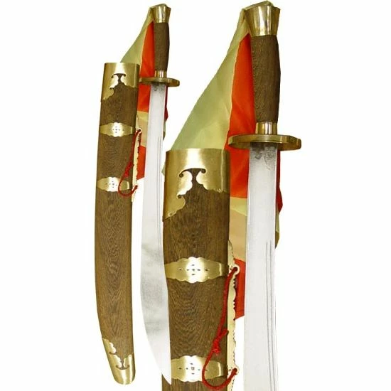 Playwell Natural Finished Teak Wood Case Broadsword Broadswords 1 Playwell Natural Finished Teak Wood Case Broadsword Broadswords