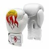 Playwell Boxing Pro Series White Flames Gloves