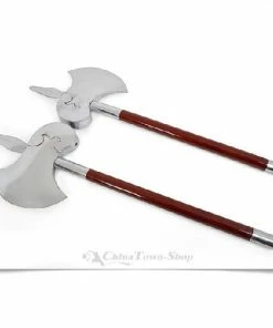 Playwell Wushu Short Axe - Pair Wu Shu Weapons