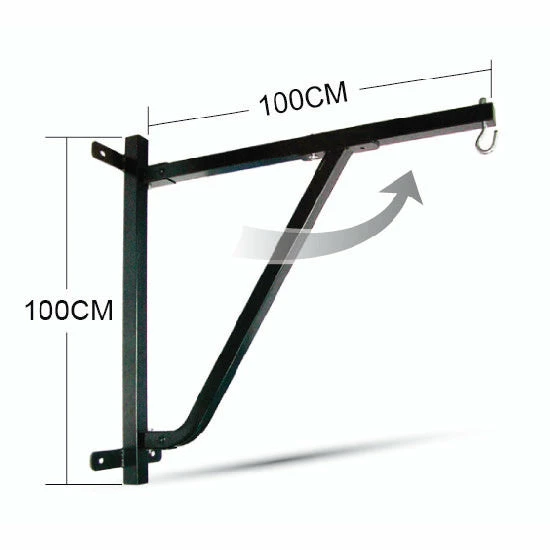 Playwell Deluxe Heavy Duty Foldable Wall Bracket - Supports - 100 Kilos Punching Bags 1 Playwell Deluxe Heavy Duty Foldable Wall Bracket - Supports - 100 Kilos Punching Bags