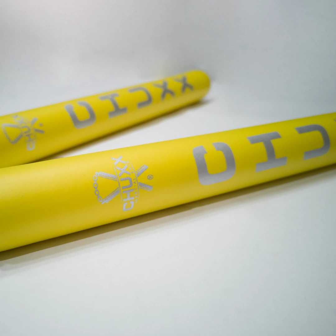CHUXX Martial Arts Premium Yellow Chain Practice Nunchaku With Case 4 CHUXX Martial Arts Premium Yellow Chain Practice Nunchaku With Case
