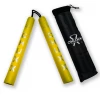 CHUXX Martial Arts Yellow Premium Rope Practice Nunchaku With Case