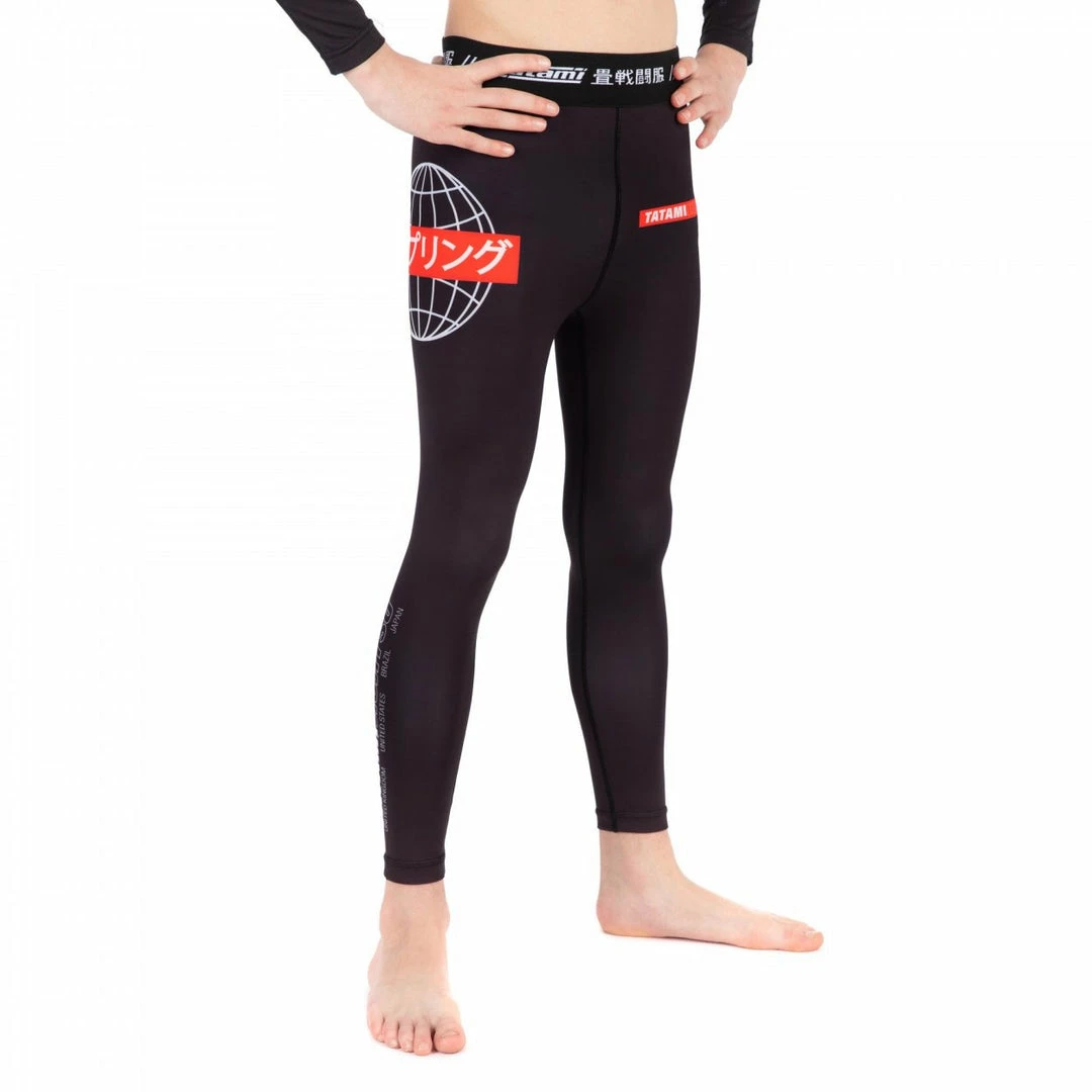 Playwell Tatami Fightwear Tatami Kids Global No Gi Spats 3 Playwell Tatami Fightwear Tatami Kids Global No Gi Spats