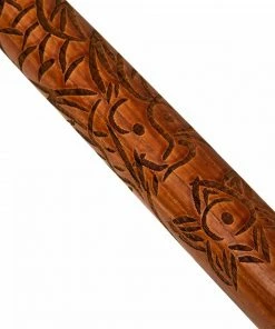Playwell Bo Staff Carved Dragon - 60 Inches Bo Staffs - 60 Inches ( 5ft )