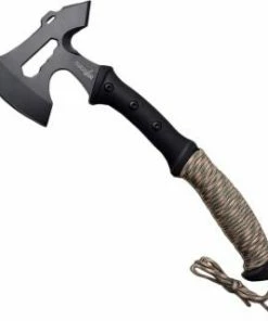 Playwell Survivor Two Handed Camp Axe With Camo Paracord Swords And Knives