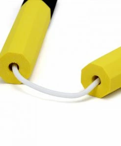 Playwell NR-012b: Octagonal Dense Foam Nunchaku Yellow/Black - 10