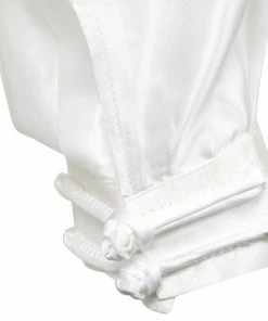 Playwell Tai Chi / Kung Fu Silk Uniform - White Tai Chi Uniforms And Suits 7 Playwell Tai Chi / Kung Fu Silk Uniform - White Tai Chi Uniforms And Suits