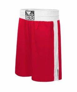 Playwell Boxing Gowns, Shorts And Vests Bad Boy Pro Boxing Shorts - Red