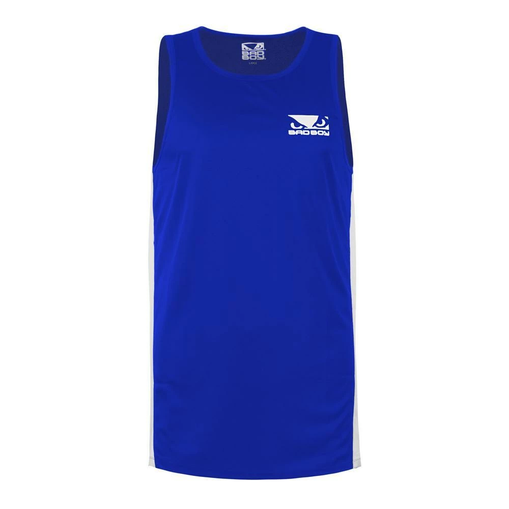 Playwell Bad Boy Pro Boxing Training Tank Top - Blue 1 Playwell Bad Boy Pro Boxing Training Tank Top - Blue