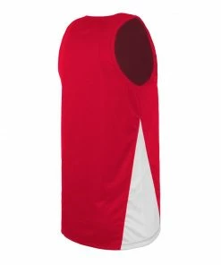 Playwell Bad Boy Pro Boxing Training Tank Top - Red Boxing Gowns, Shorts And Vests