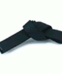Playwell Black Professional 2 Inch Satin Belt