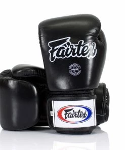 Playwell Fairtex BGV1 Black Universal Leather Boxing Gloves