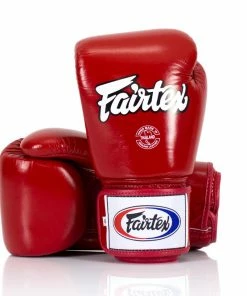 Playwell Fairtex BGV1 Red Universal Leather Boxing Gloves