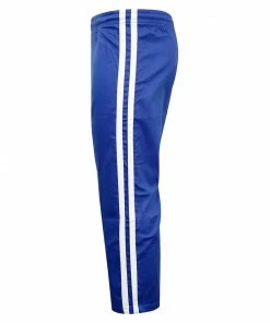 Playwell Full Contact Trousers - Blue W/ 2 White Stripes Cotton