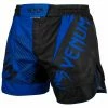 Playwell Venum MMA NoGi Fight Shorts - Black/Blue