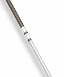 Playwell Chrome Competition Silver/Black Lotus Wood Jo Staff - 50 Inches